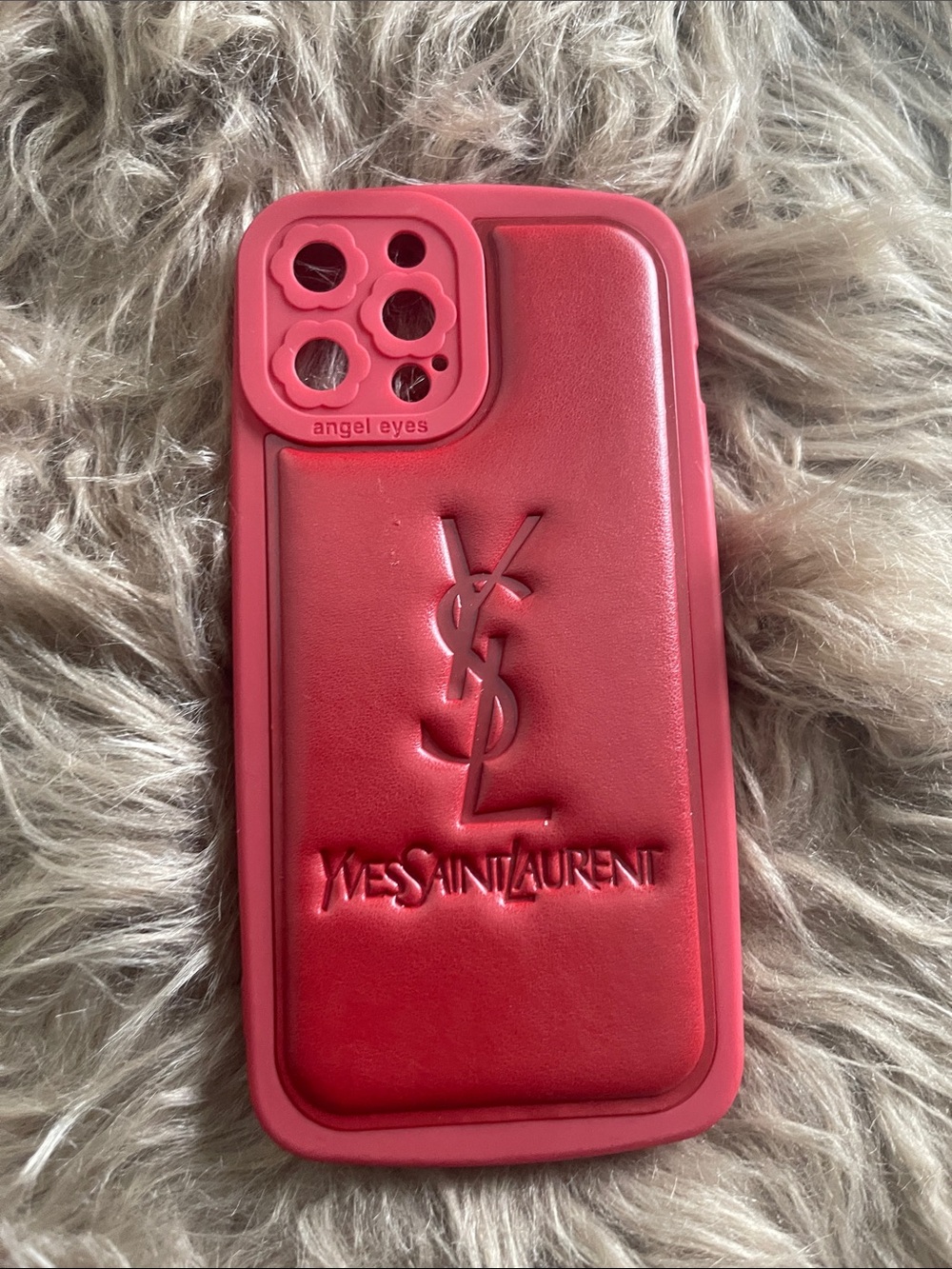 Red Leather Phone Case iPhone 12 pro max